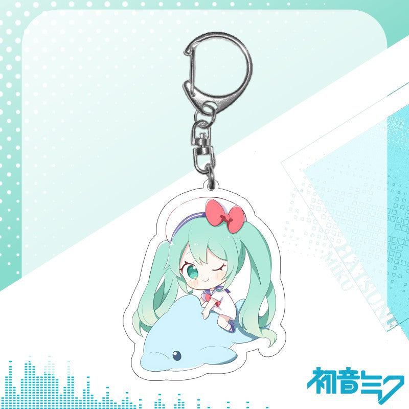 Miku keychains