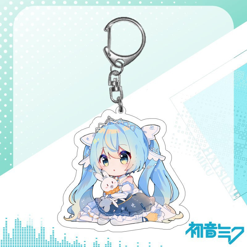 Miku keychains