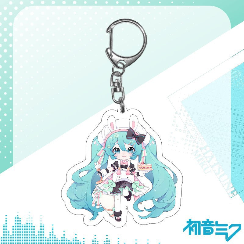 Miku keychains