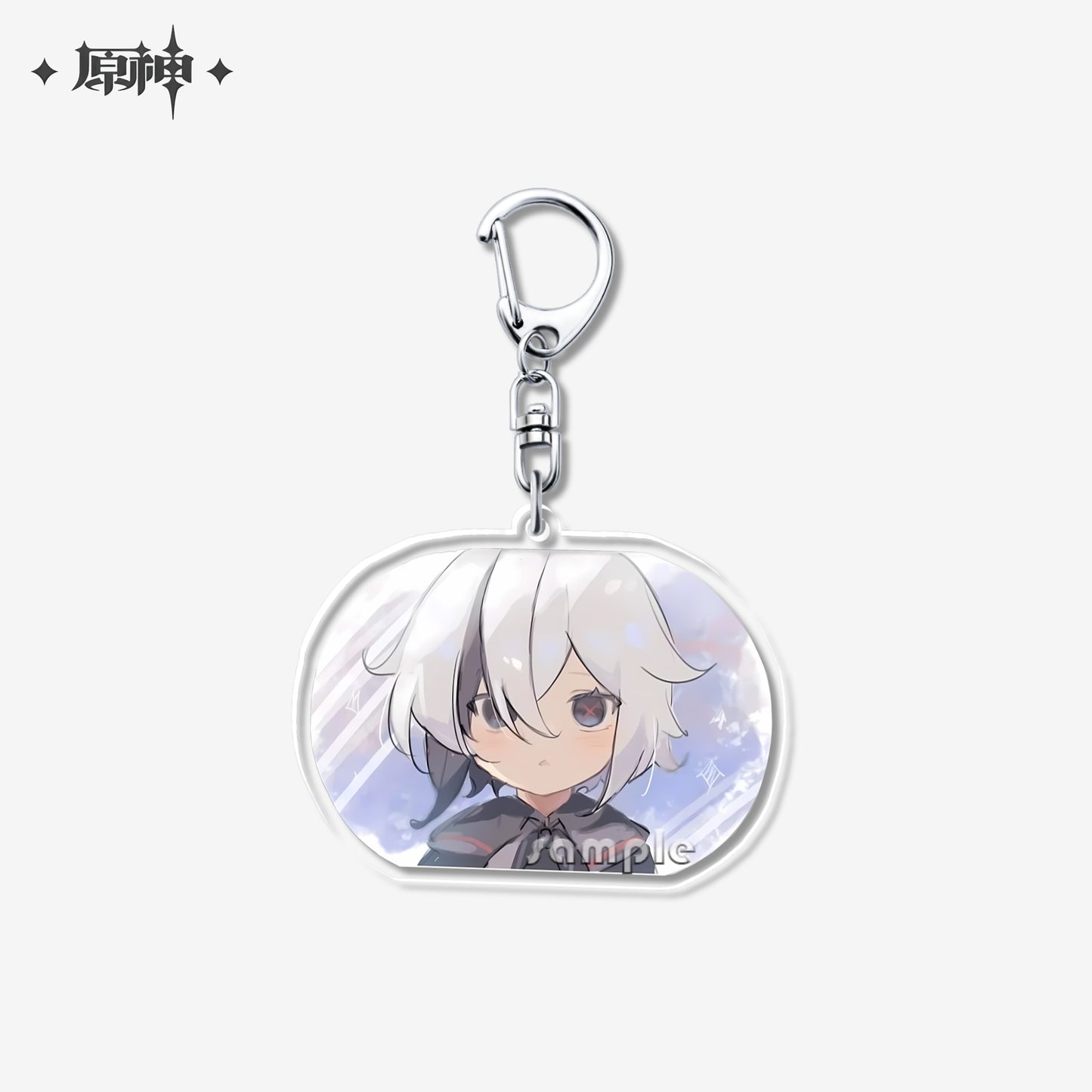Genshin Impact peripherals Arlecchino and Clervie keychain