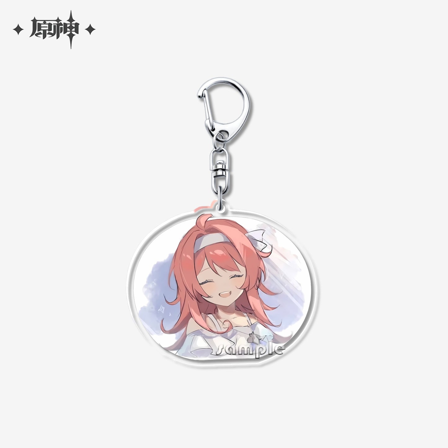 Genshin Impact peripherals Arlecchino and Clervie keychain