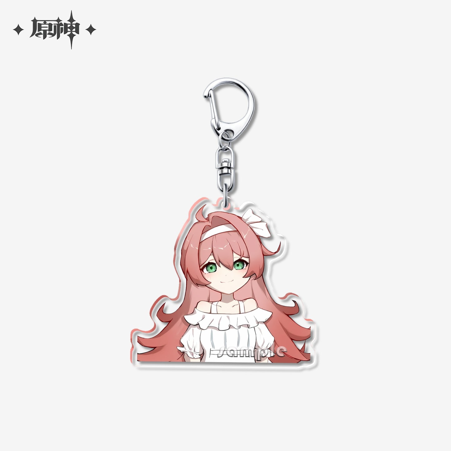 Genshin Impact peripherals Arlecchino and Clervie keychain