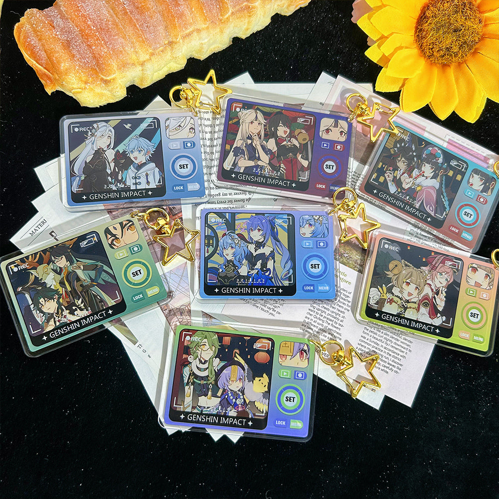 Genshin Impact Lantern Rite Transparent Card Polaroid