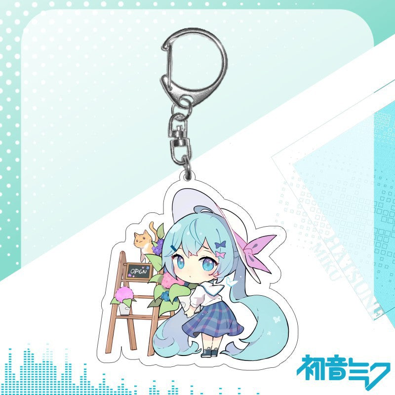 Miku keychains