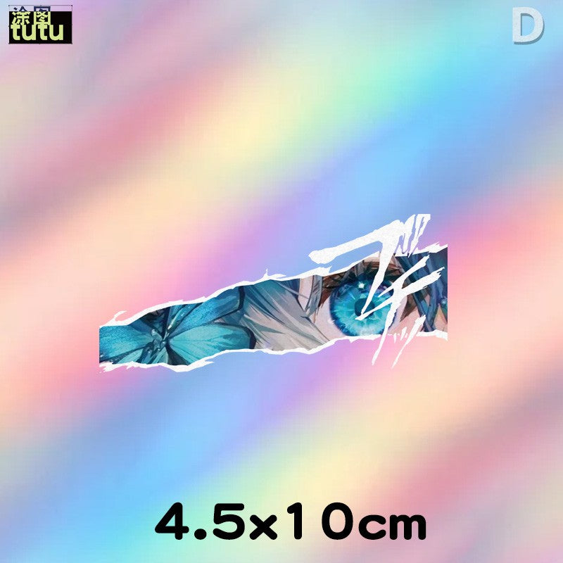 Miku eyes reflective car sticker