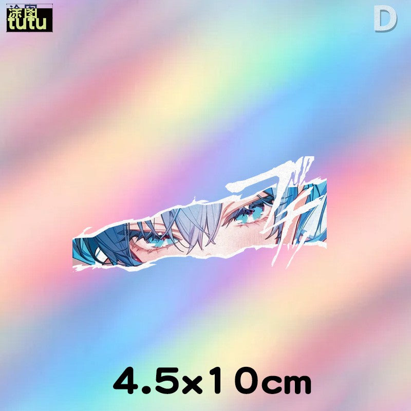 Miku eyes reflective car sticker