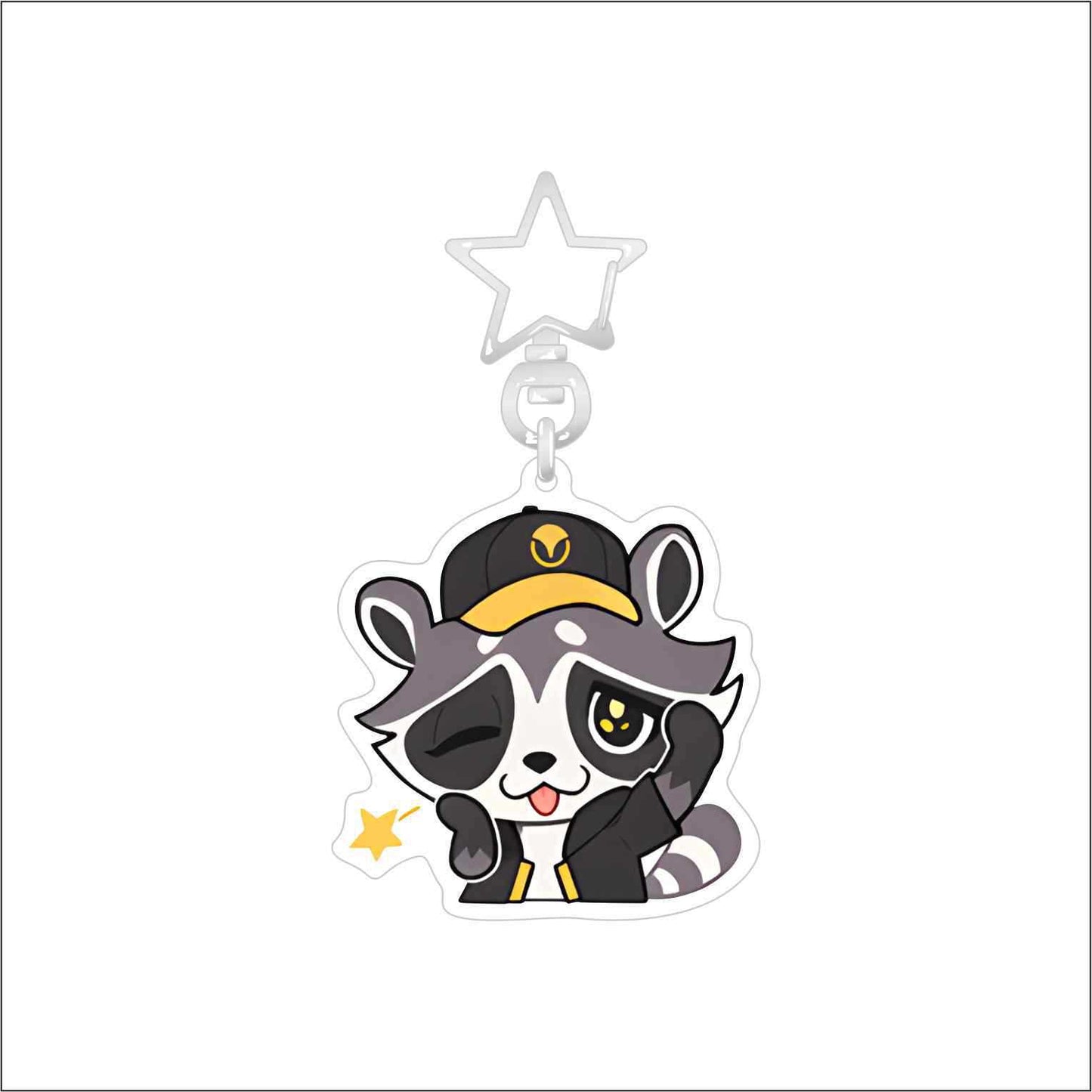 Honkai Star rail keychain CUTE ROBIN AND Boothill