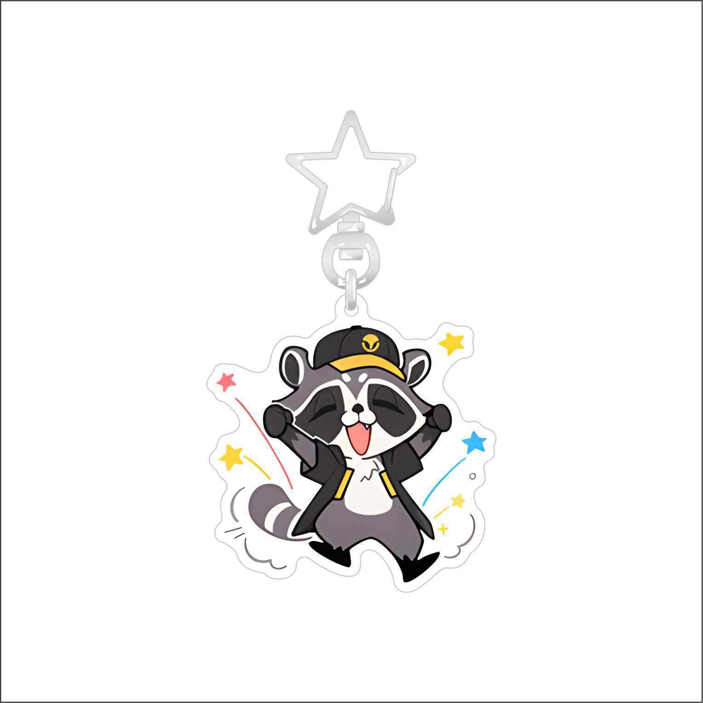 Honkai Star rail keychain CUTE ROBIN AND Boothill