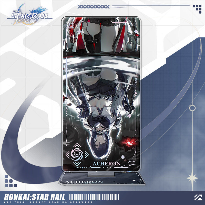 Honkai Star rail light cones standing sign, Firefly, Robin, Acheron