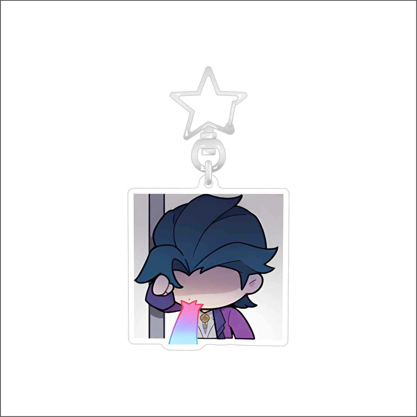 Honkai Star rail keychain CUTE ROBIN AND Boothill