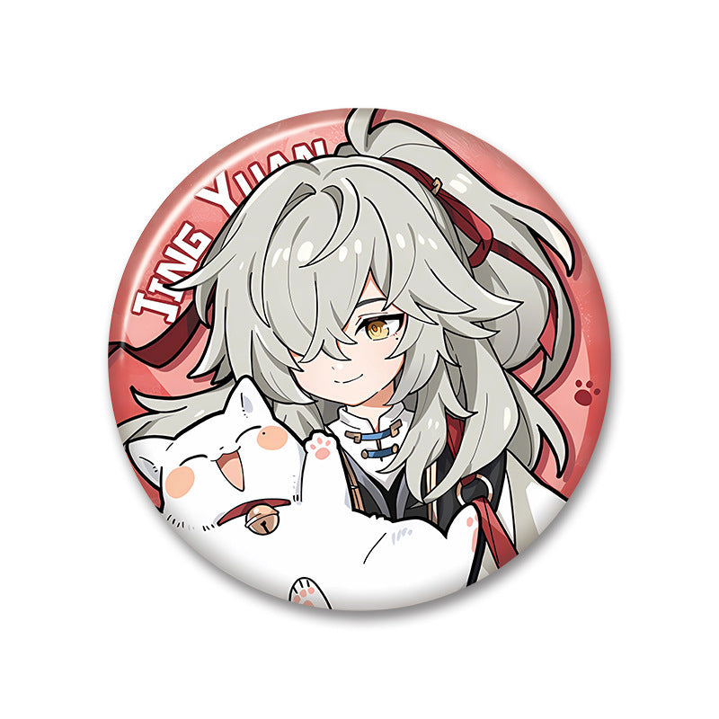 Honkai Star rail cat standing sign, cat, Blade, Sliver Wolf,Luocha