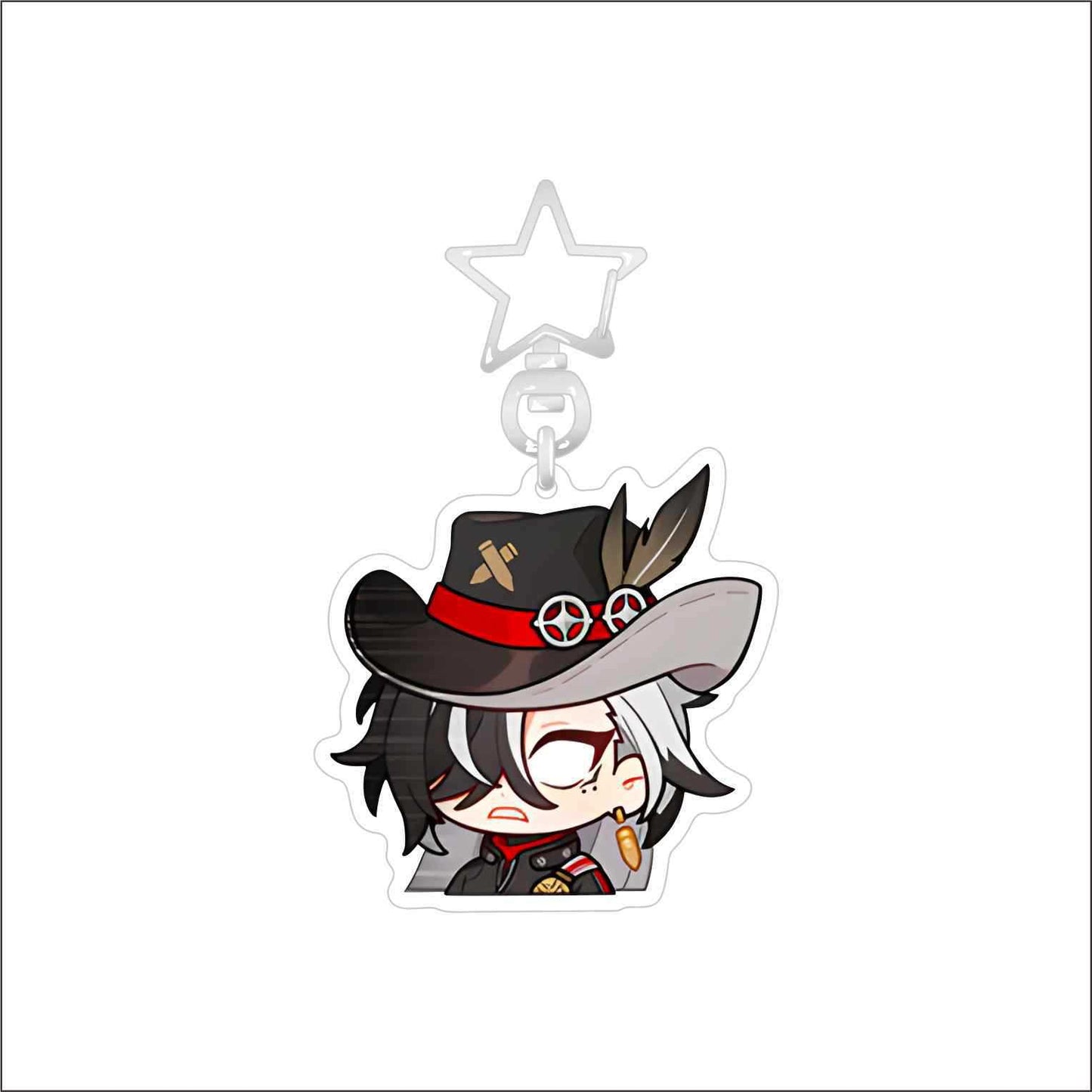 Honkai Star rail keychain CUTE ROBIN AND Boothill