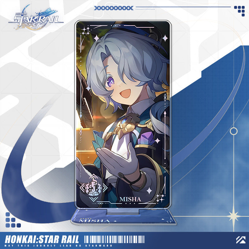 Honkai Star rail light cones standing sign, Firefly, Robin, Acheron