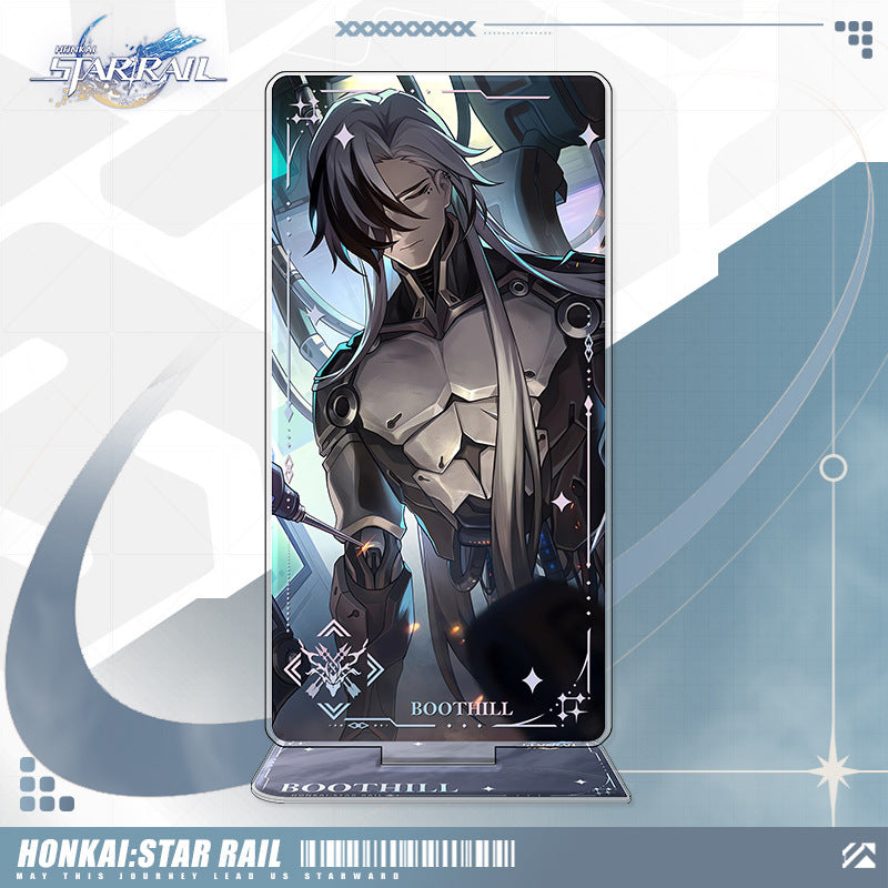 Honkai Star rail light cones standing sign, Firefly, Robin, Acheron