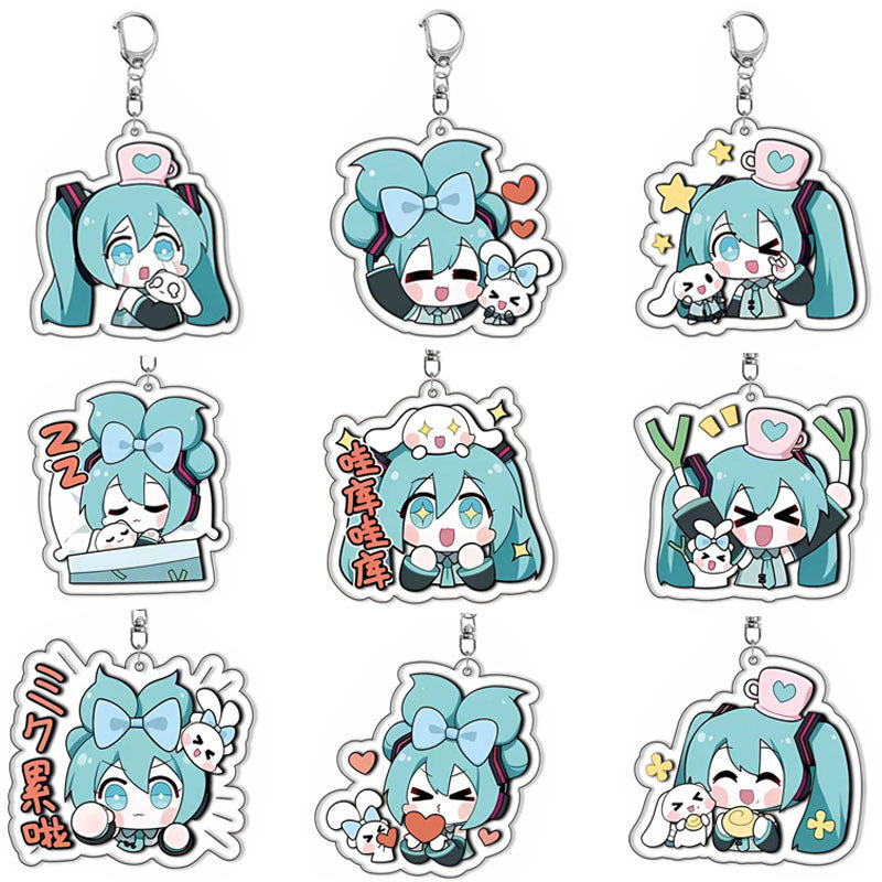 Miku cute keychain