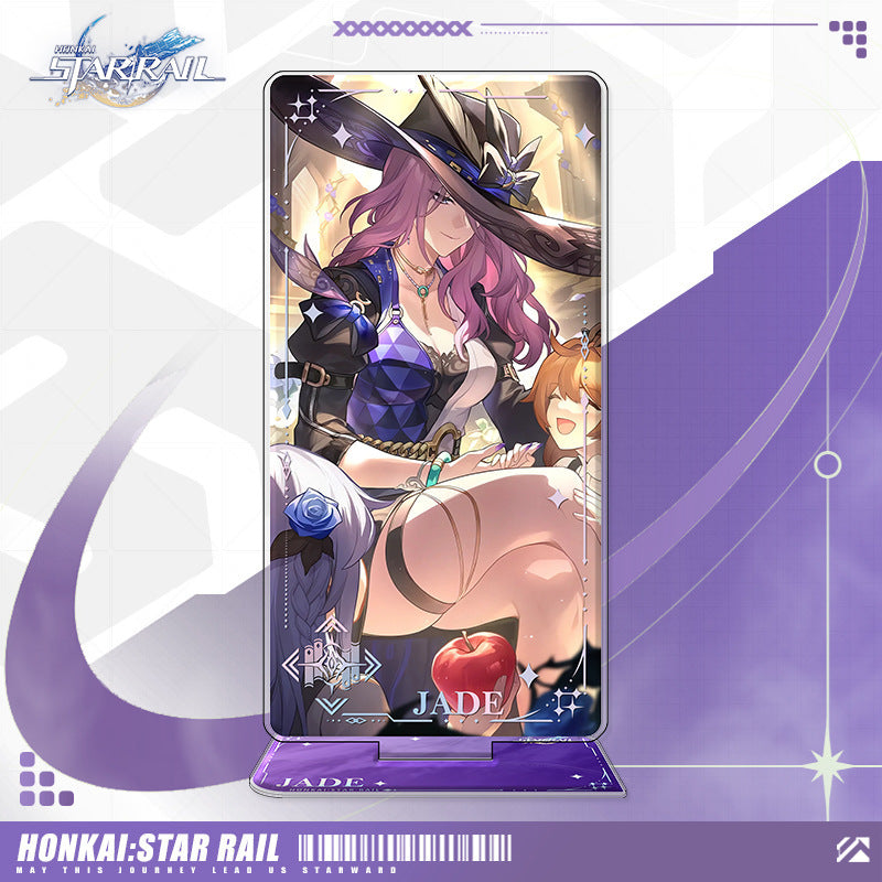 Honkai Star rail light cones standing sign, Firefly, Robin, Acheron