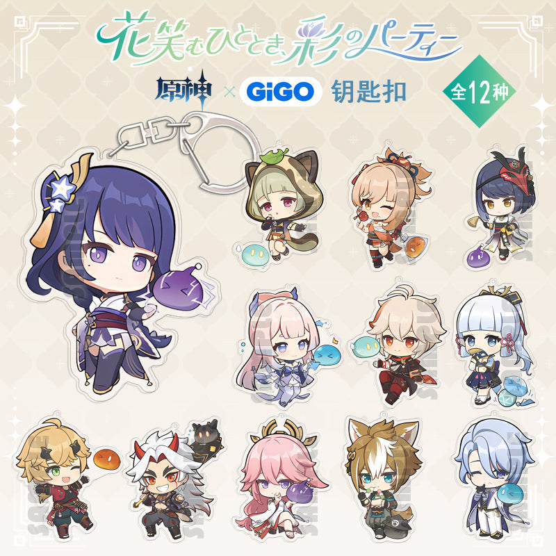 Genshin Impact Slime style Keychain, Yoimiya
