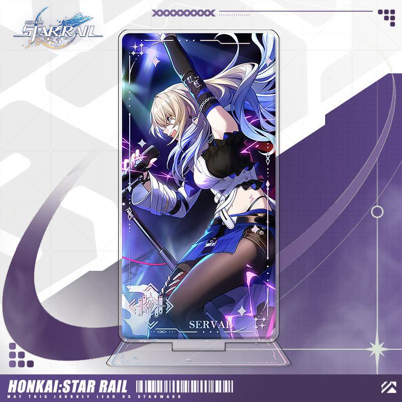 Honkai Star rail light cones standing sign, Firefly, Robin, Acheron