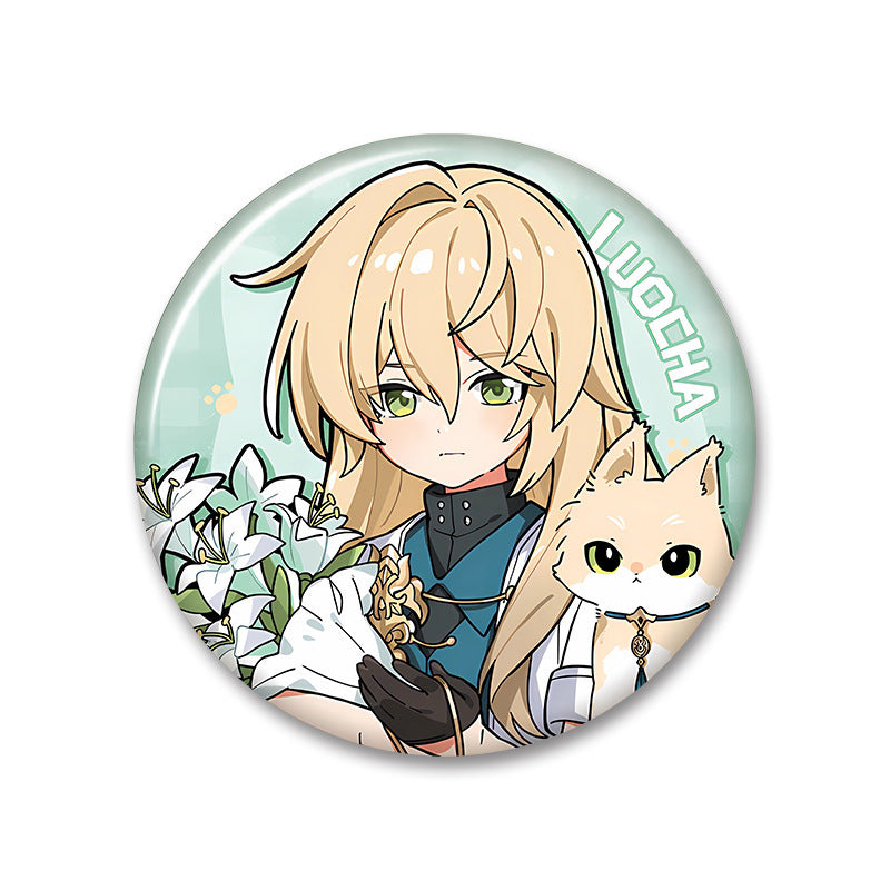 Honkai Star rail cat standing sign, cat, Blade, Sliver Wolf,Luocha