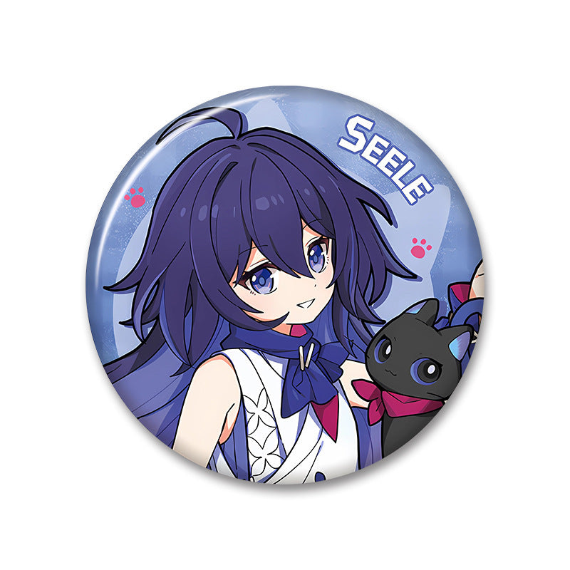 Honkai Star rail cat standing sign, cat, Blade, Sliver Wolf,Luocha