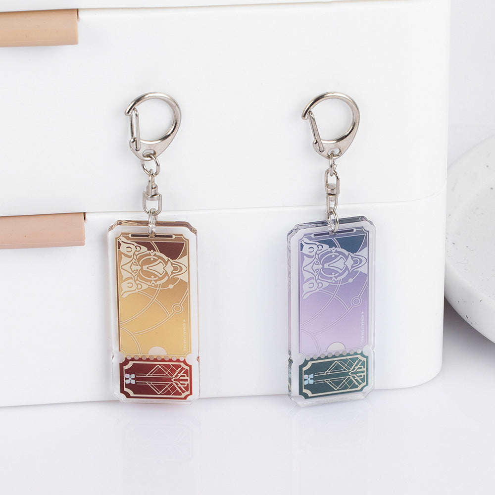 Star Rail Pass keychians