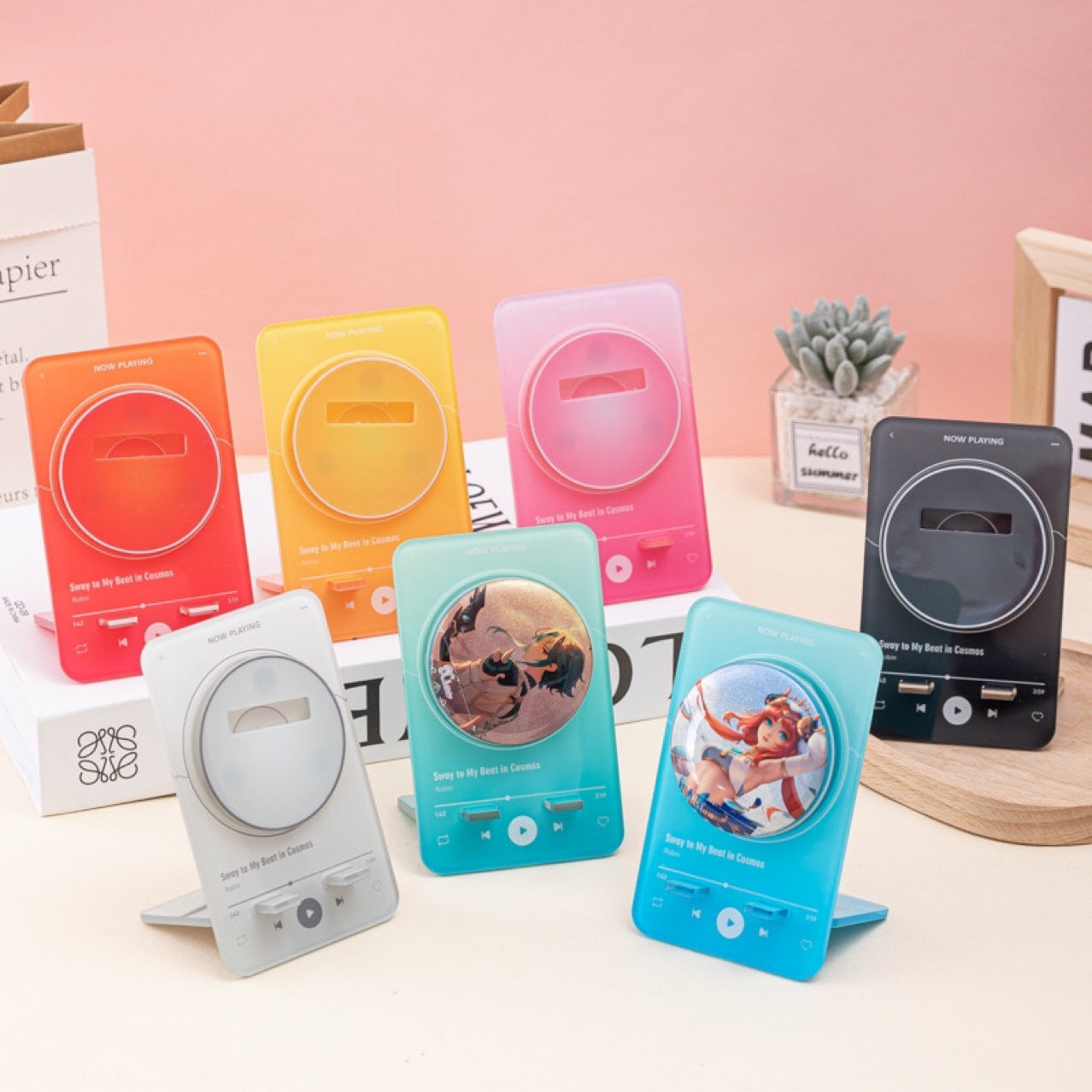 Music Badge tray, can be phone holder