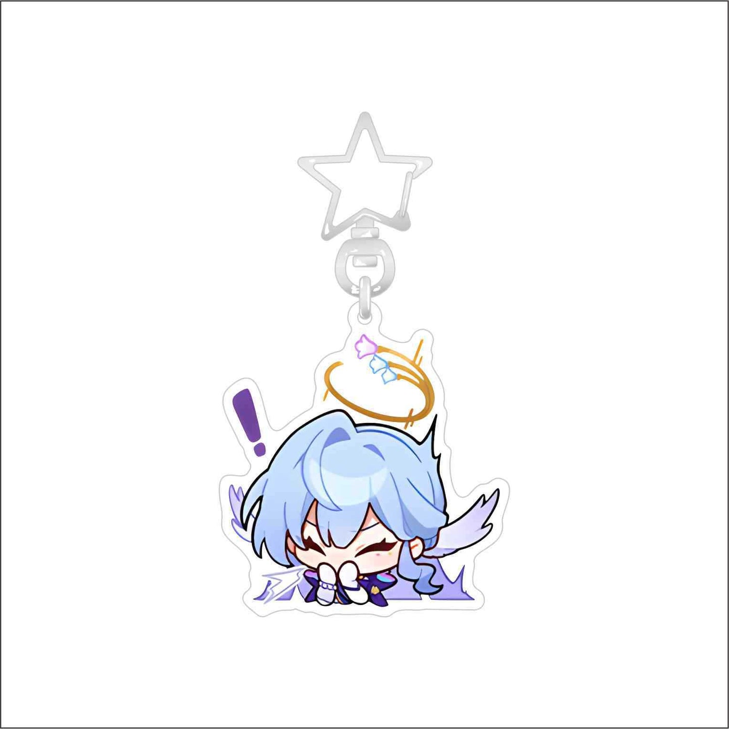 Honkai Star rail keychain CUTE ROBIN AND Boothill