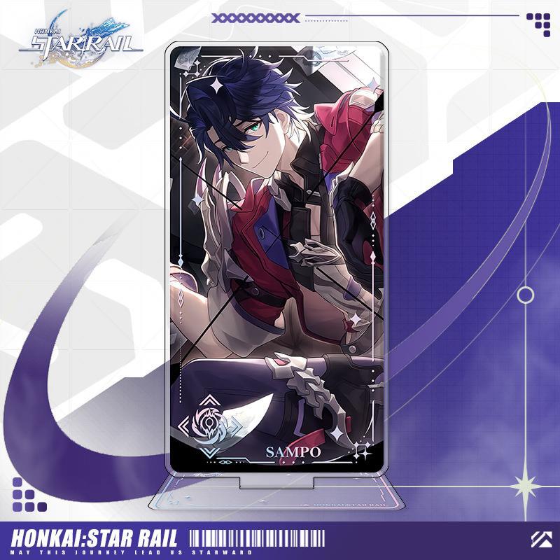 Honkai Star rail light cones standing sign, Firefly, Robin, Acheron