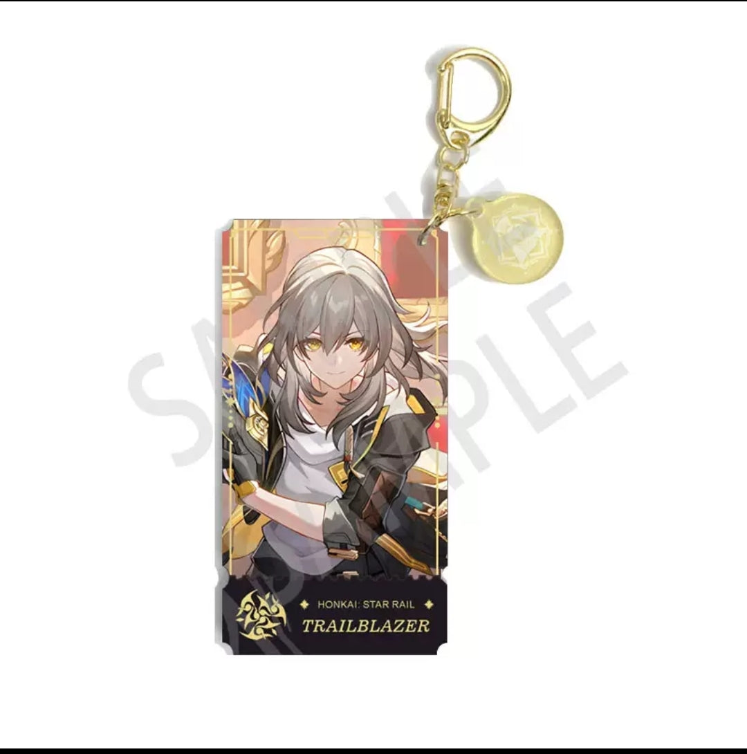 Honkai Star Rail characters Keychain,Yunli,Jiaoqiu