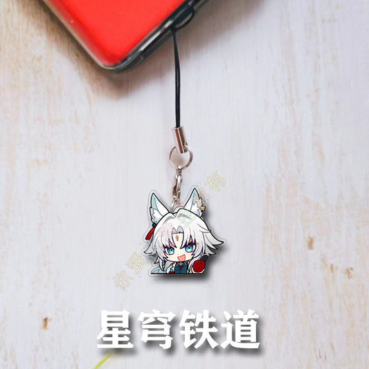 Honkai Star Rail Phone Strap, Feixiao, Yunli, Jiaoqiu, Lingsha