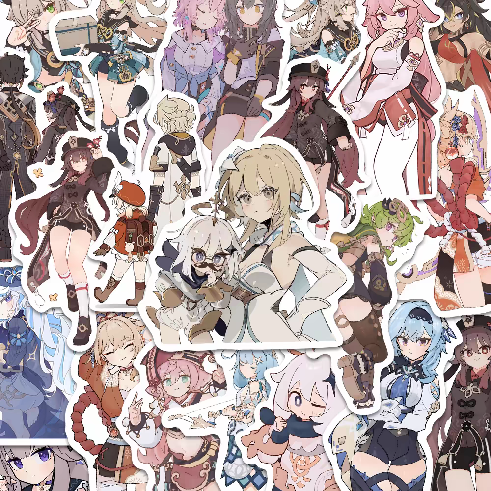 Genshin and Star rail Sticker