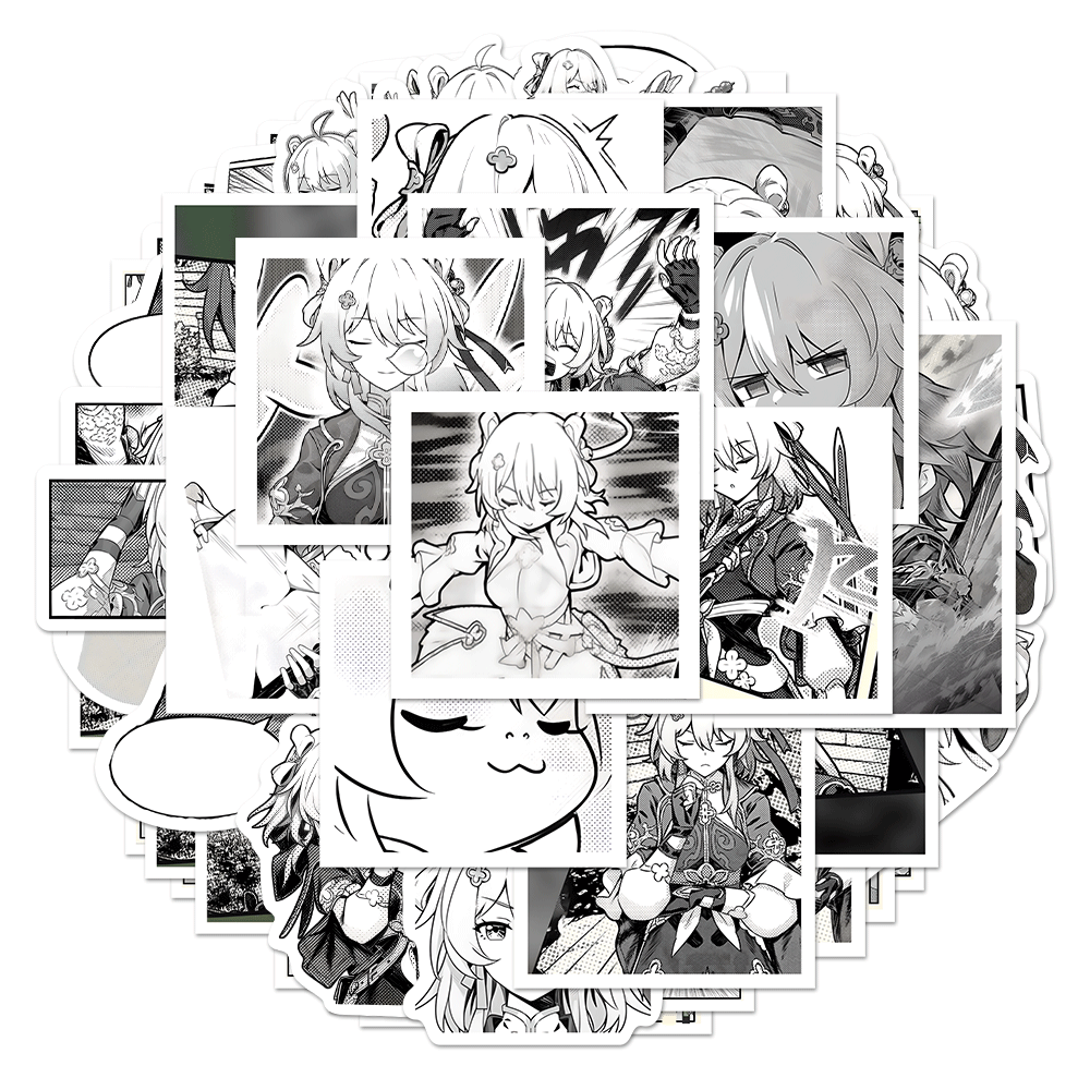 50 March 7th comics stickers