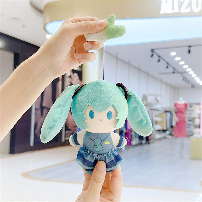 Miku leak pulled out plush keychain