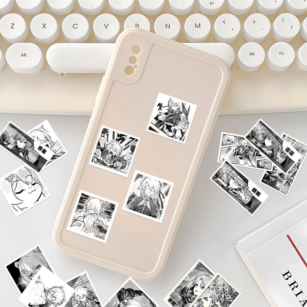 50 March 7th comics stickers