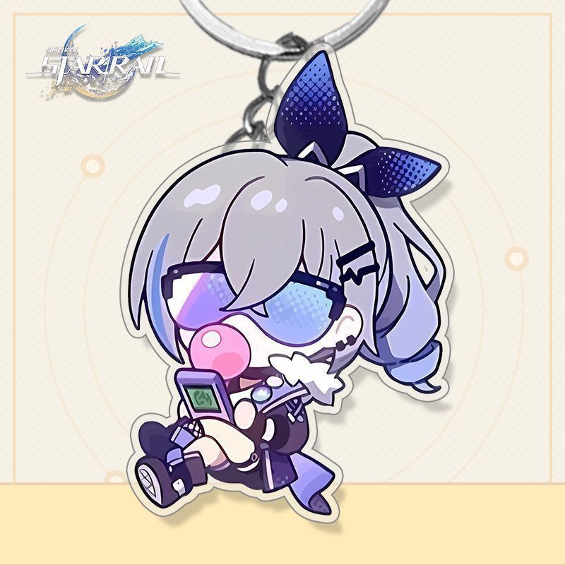 Honkai Star Rail Sliver Wolf Keychain - Perfect for Fans of the Game