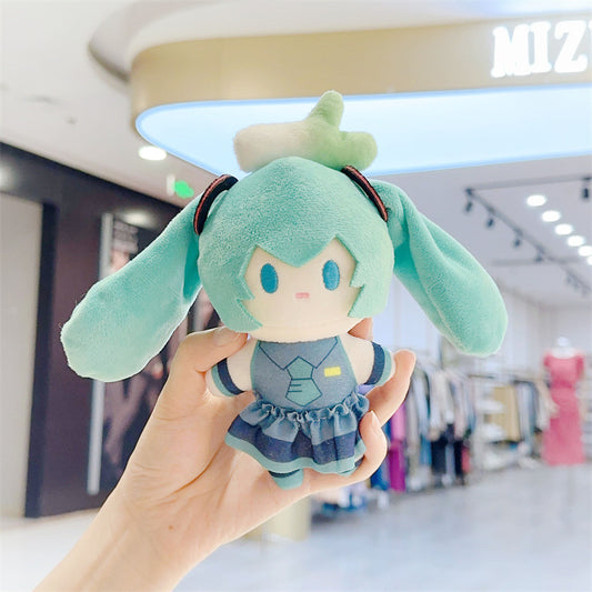 Miku leak pulled out plush keychain
