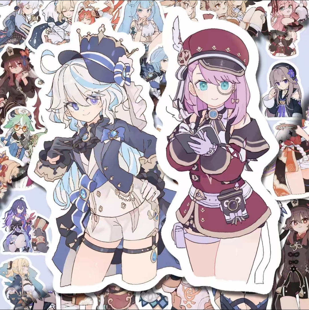 Genshin and Star rail Sticker