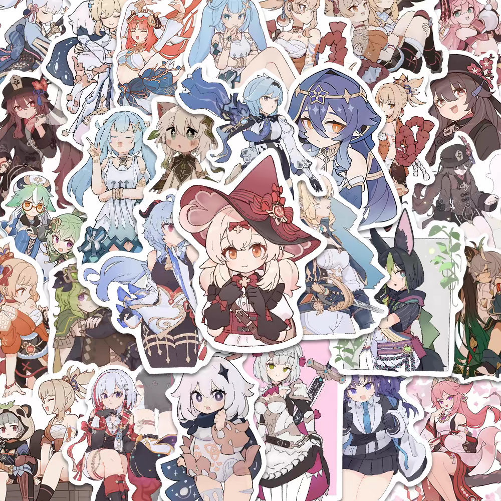 Genshin and Star rail Sticker
