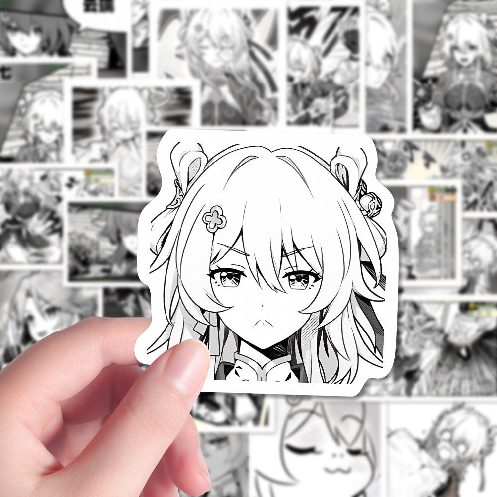 50 March 7th comics stickers