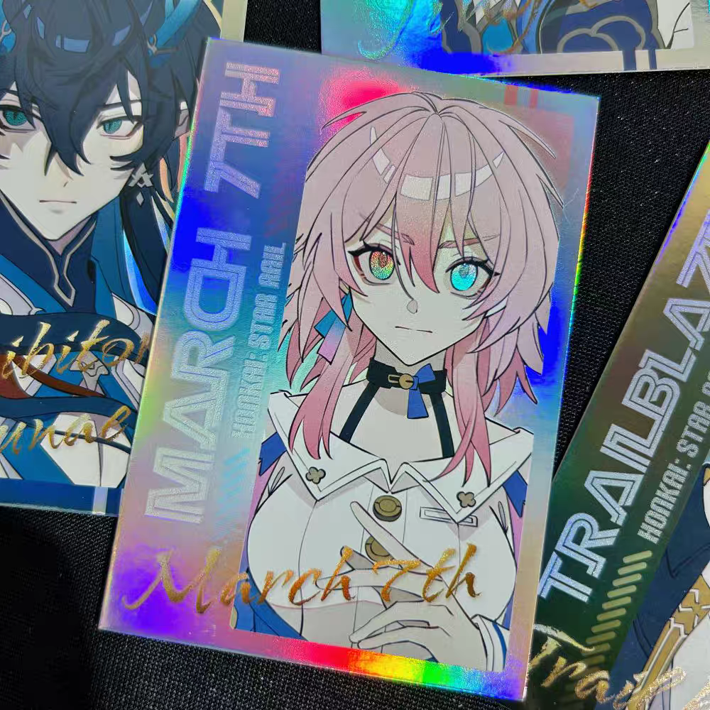 Honkai Star Rail peripherals Polaroid, staring type laser card