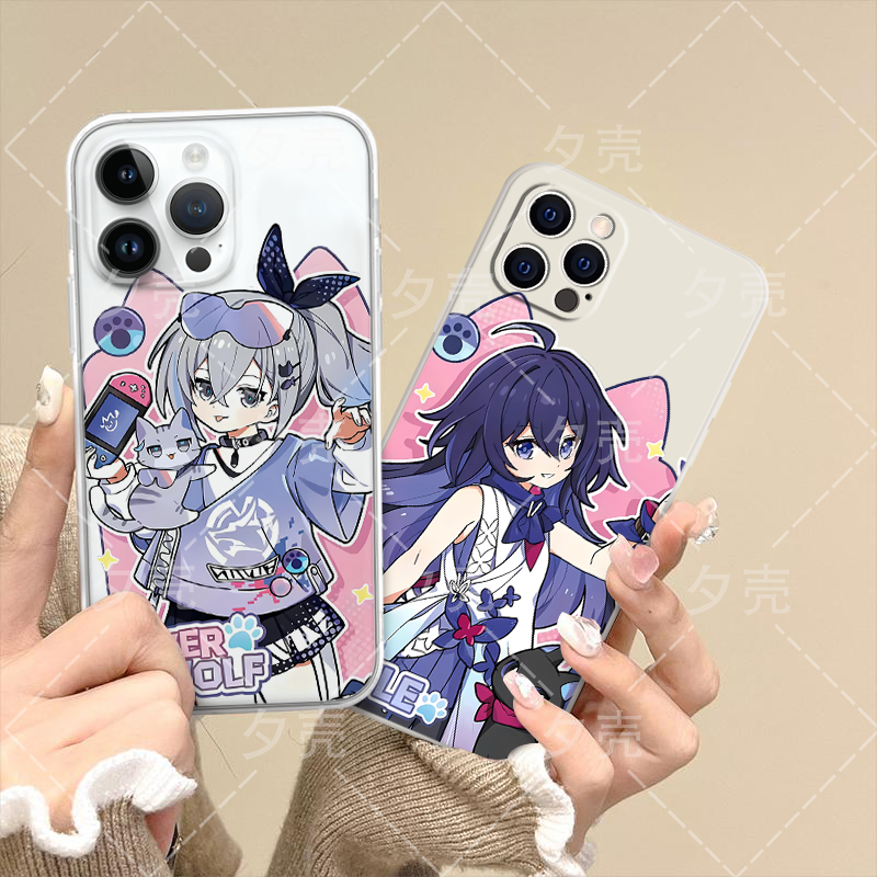 Sliver Wolf and Seele phone case