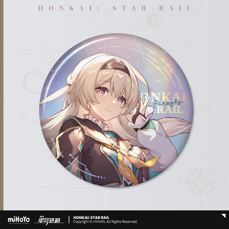 Honkai Star Rail Shining Badge, Firefly, Stelle, Caelus, Misha