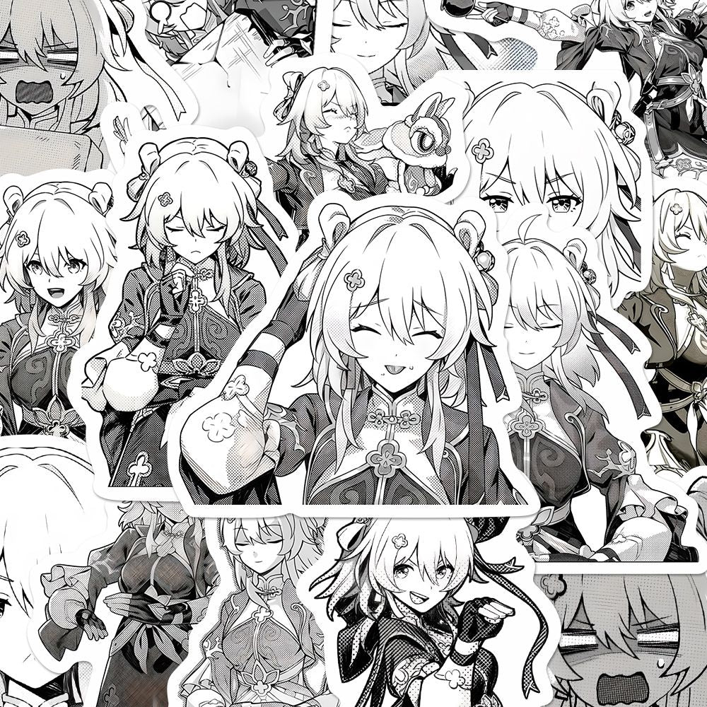 50 March 7th comics stickers