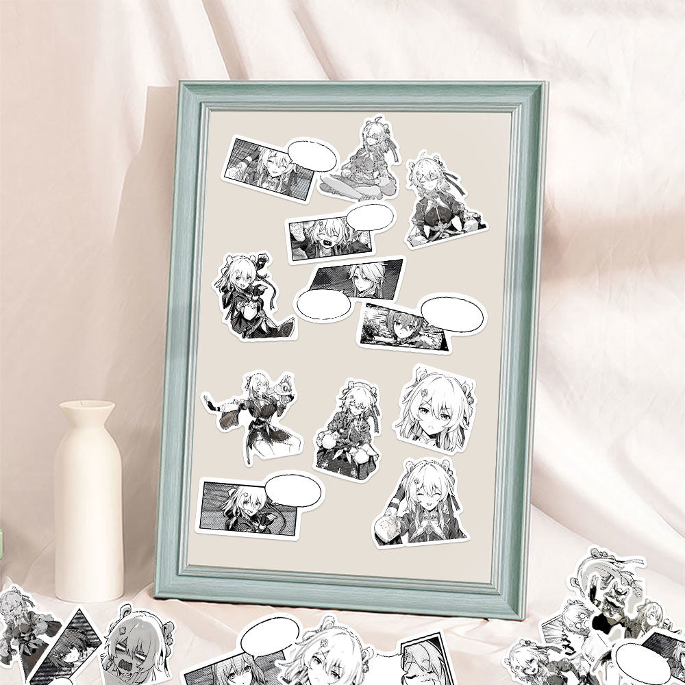 50 March 7th comics stickers