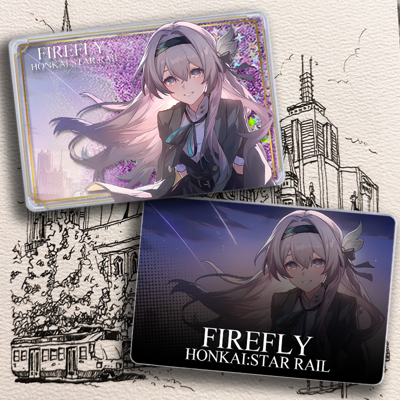 Sparkle and Firefly quicksand shining card