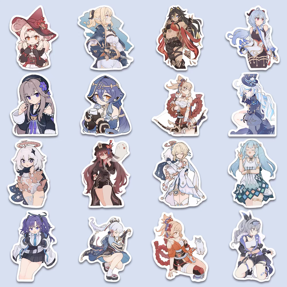 Genshin and Star rail Sticker
